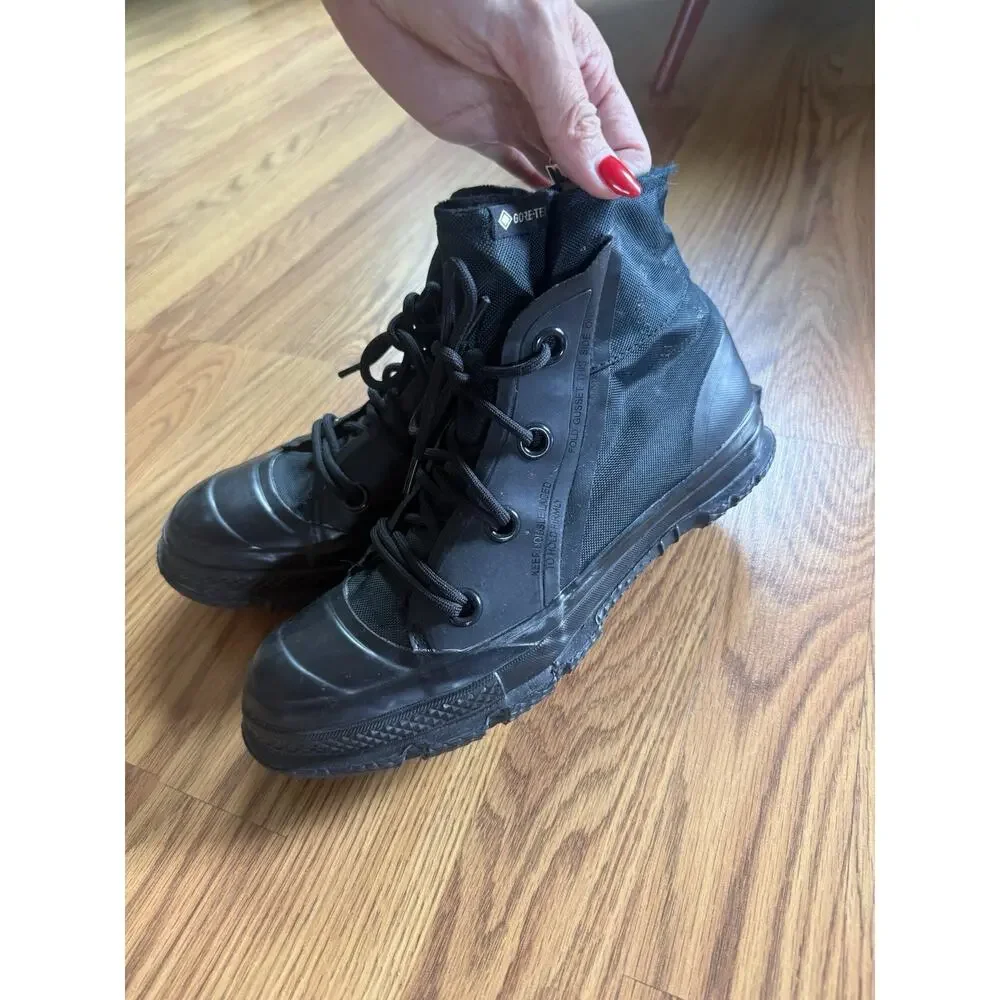 👟Converse MC18 Gore-Tex Shoes • Triple Black • Rare Sneaker! 6 Mens 8.5 Women